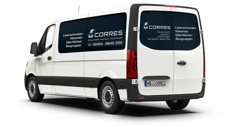 Corres GmbH Lieferfahrzeug